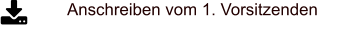 Anschreiben vom 1. Vorsitzenden